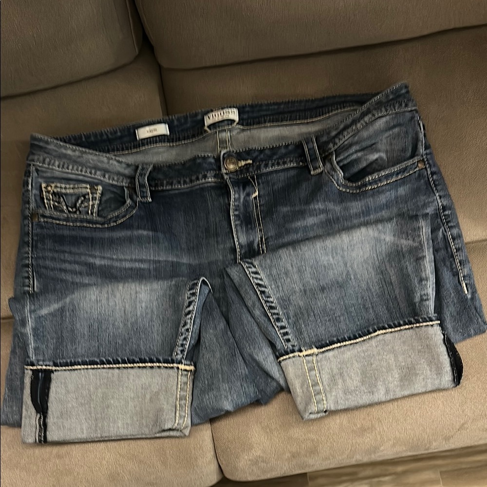 Blue Denim capris